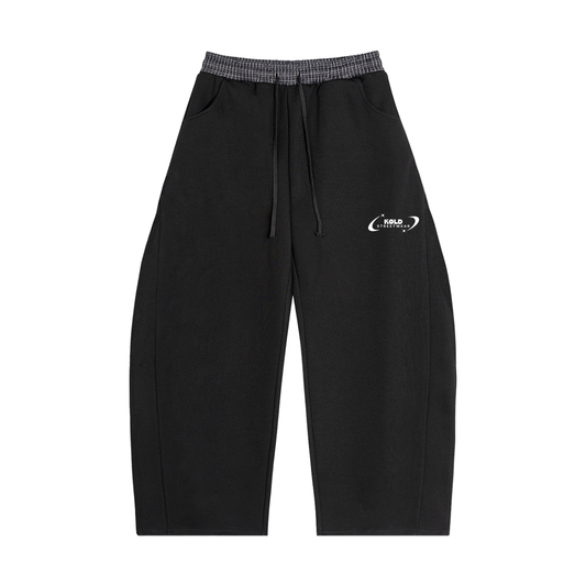 Plaid Waistband Barrel Sweatpants